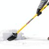 Snow Shovel THE SNOWPLOW Yellow D-Grip Metal Handle-1