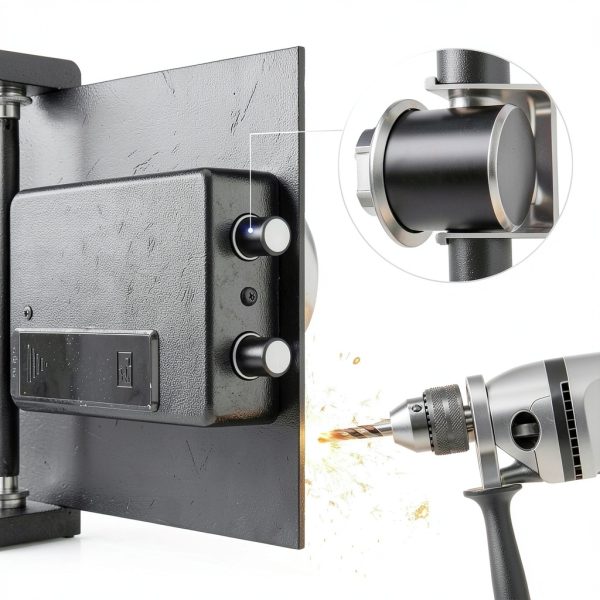 VoleStay Biometric Gun Safe Metal Black Compact-4