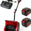 MZK Cordless Snow Shovel Lightweight 13 Inch Adjustable-0