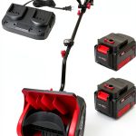 MZK Cordless Snow Shovel Lightweight 13 Inch Adjustable-0