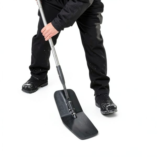 BARAYSTUS Snow Shovel Metal Ergonomic Handle Heavy Duty-2