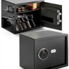 VoleStay Biometric Gun Safe Metal Black Compact-0