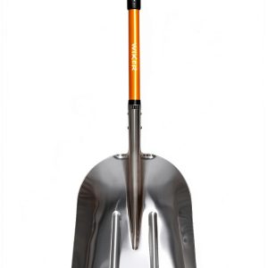 WIKER Aluminum Snow Shovel D-Grip Fiberglass Handle Orange-0