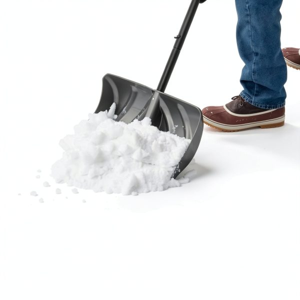 Suncast Snow Shovel Ergonomic D-Grip Foldable Design-6