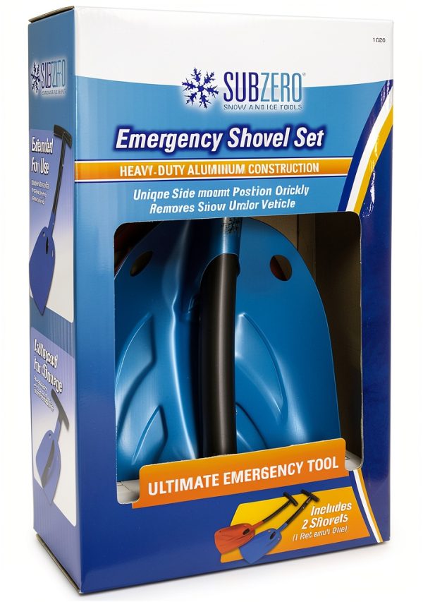Subzero Aluminum Snow Shovel Compact Collapsible Design-8