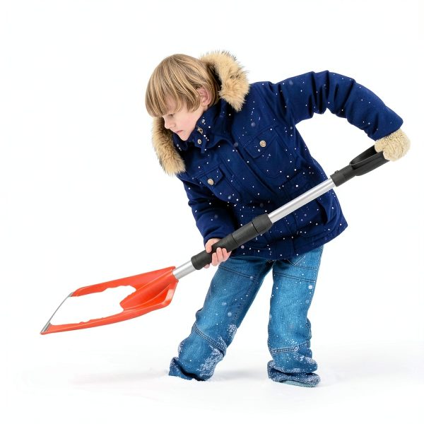 Kids Snow Shovel OPELETNNT Aluminum Adjustable-1
