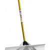 Snow Shovel THE SNOWPLOW Yellow D-Grip Metal Handle-0