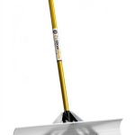 Snow Shovel THE SNOWPLOW Yellow D-Grip Metal Handle-0