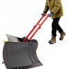 GarveeTech Snow Shovel Heavy Duty Carbon Steel Adjustable-5