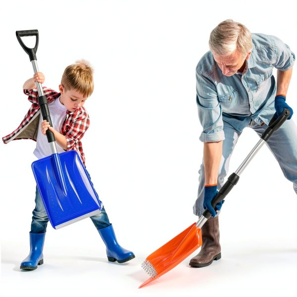 Kids Snow Shovel OPELETNNT Aluminum Adjustable-6