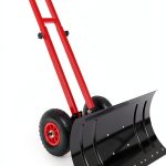 GarveeTech Snow Shovel Heavy Duty Carbon Steel Adjustable-0