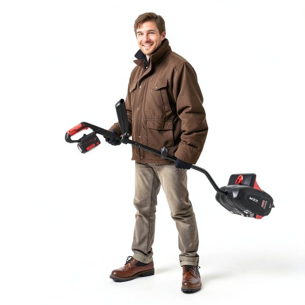 MZK Cordless Snow Shovel Lightweight 13 Inch Adjustable-5