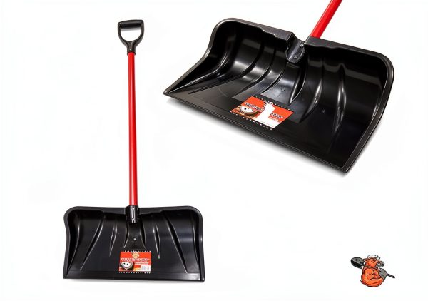 Bully Tools Snow Shovel Fiberglass D Grip 22in-12