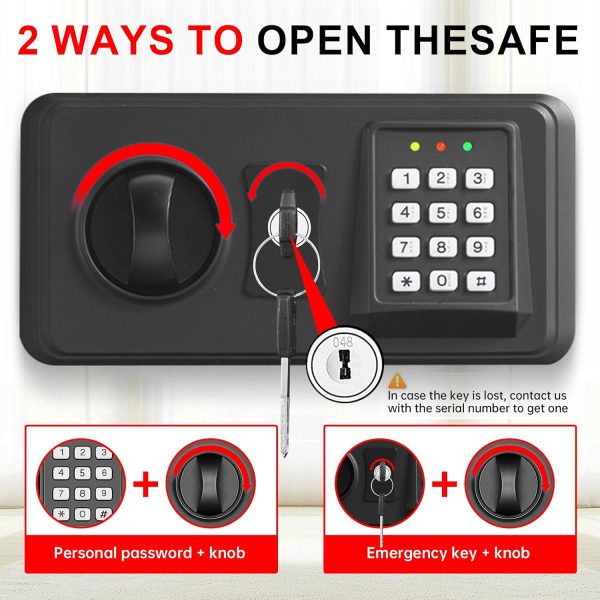 Homirxan Electronic Combination Lock Safe-4