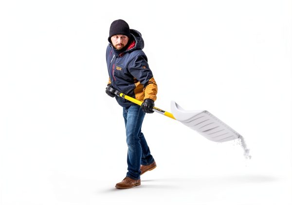 Snow Scoop Yellow Polycarbonate Foldable The Snowplow Brand-1