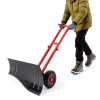 GarveeTech Snow Shovel Heavy Duty Carbon Steel Adjustable-5