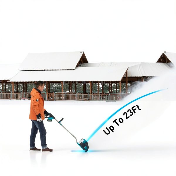 MORCLIN Cordless Snow Shovel Makita 18V Brushless Motor-5