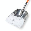 WIKER Aluminum Snow Shovel D-Grip Fiberglass Handle Orange-2