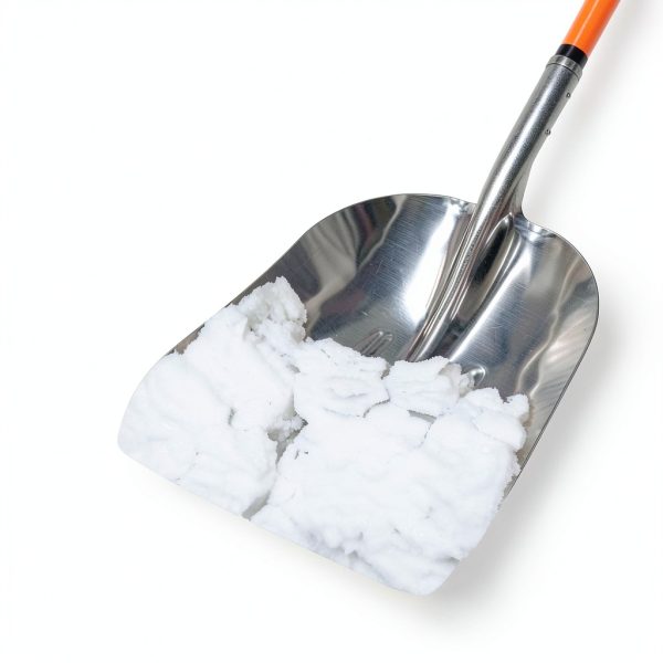 WIKER Aluminum Snow Shovel D-Grip Fiberglass Handle Orange-2