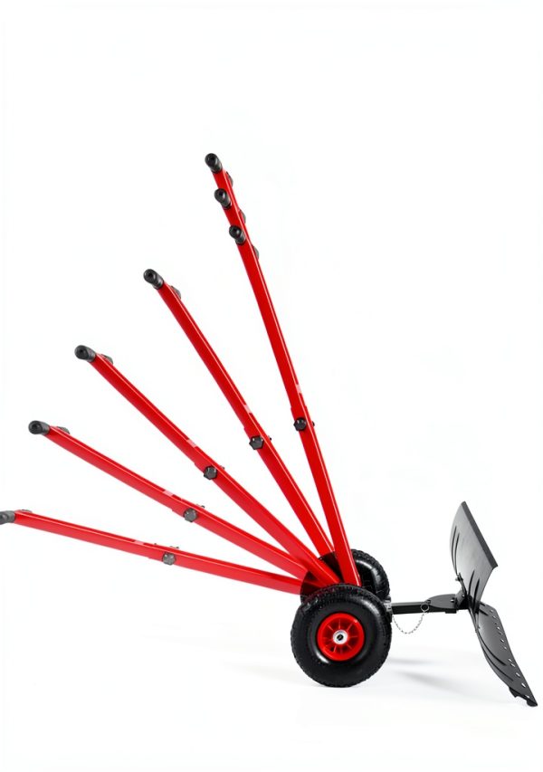 GarveeTech Snow Shovel Heavy Duty Carbon Steel Adjustable-3