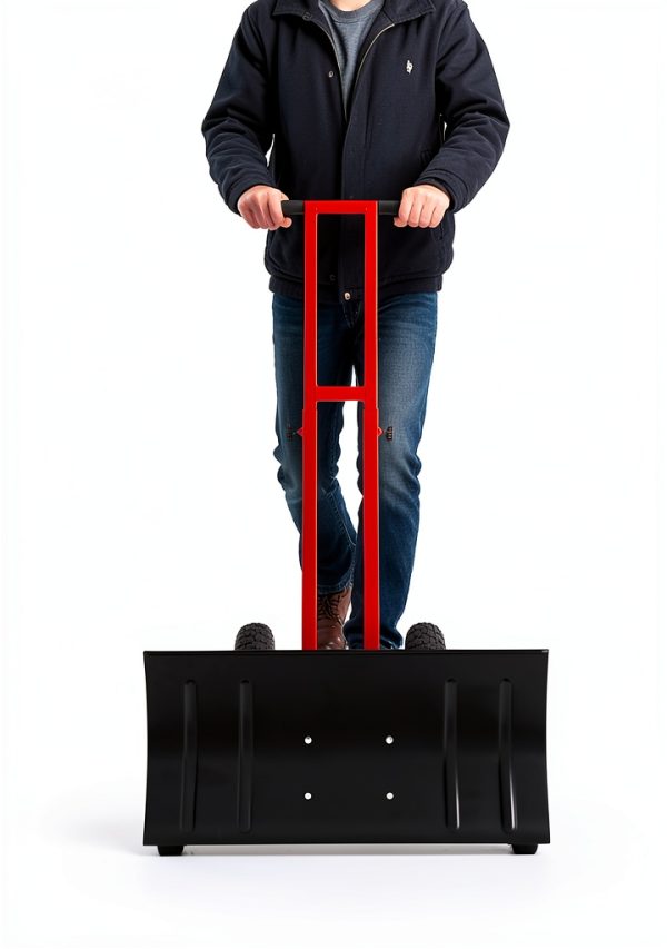 GarveeTech Snow Shovel Heavy Duty Carbon Steel Adjustable-6