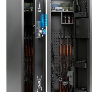 KAER Large Capacity Biometric Fingerprint Gun Cabinet-0
