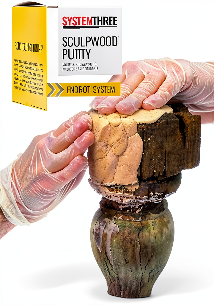 'SYSTEMTHREE SculpWood Moldable Epoxy Putty'