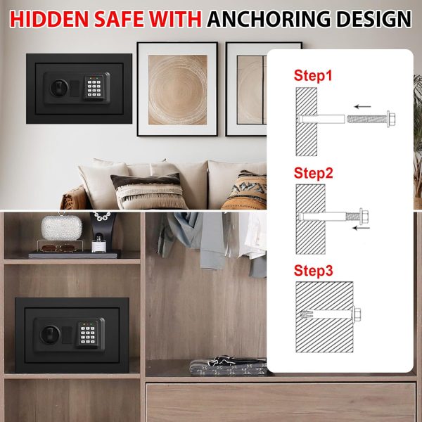 Homirxan Electronic Combination Lock Safe-5