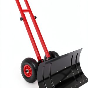 GarveeTech Snow Shovel Heavy Duty Carbon Steel Adjustable-0