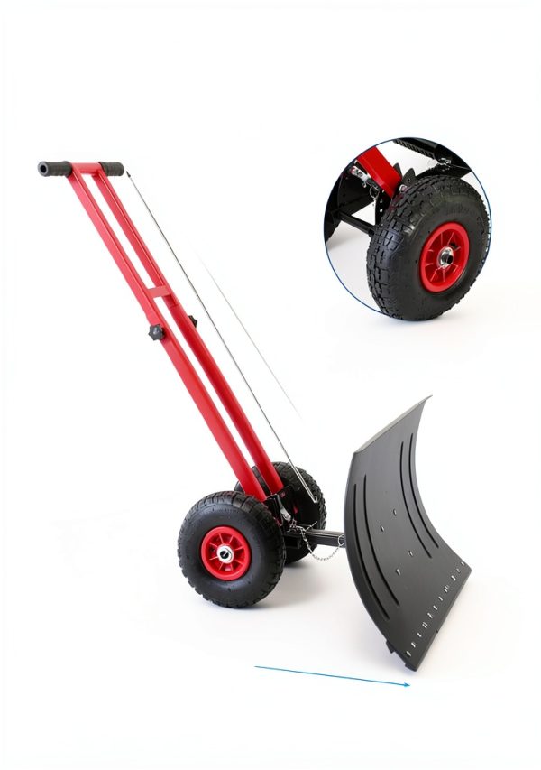 GarveeTech Snow Shovel Heavy Duty Carbon Steel Adjustable-2