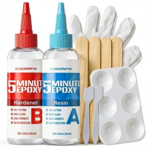 5 Minute Epoxy cocomfix 300°F Heat Resistant Glue-0