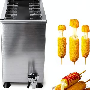 Commercial Deep Fryer Koalalko 24L Cheese Hot Dog & Waffle Stick Maker-0