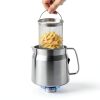 68oz Deep Fryer Pot by Abnaok 304 Stainless Steel Oil Filter Basket-5