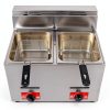 Gas Fryer TdiriNar 2×5.3QT Propane Double Cylinder Steel-2
