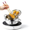 304 Stainless Steel Frying Pot ASDFB 11" 2.2L Deep Fryer Temp Control-6