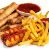 Automatic Corn Dog Fryer WQV 12L Stainless Steel Commercial Deep Fryer-5