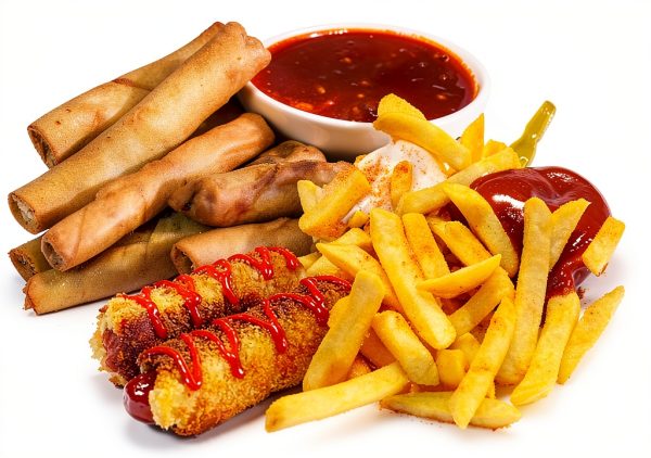 Automatic Corn Dog Fryer WQV 12L Stainless Steel Commercial Deep Fryer-5