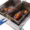 Gas Shark Deep Fryer and Griddle Cart 20" Griddle 3.5 Gallon-3