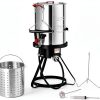 Turkey Deep Fryer VEVOR 30qt Aluminum Commercial Fryer 54k BTU Propane-8
