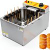 Automatic Corn Dog Fryer WQV 12L Stainless Steel Commercial Deep Fryer-0
