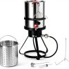 Turkey Deep Fryer VEVOR 30qt Aluminum Commercial Fryer 54k BTU Propane-0