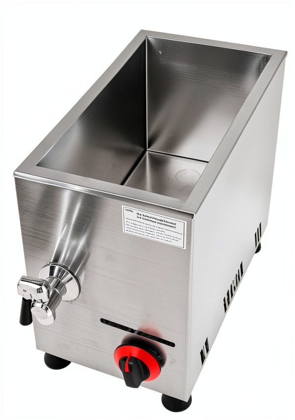 Commercial Gas Fryer NTNOEA Countertop with Low‑Pressure Valve-8
