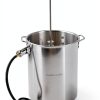 30 QT Turkey Fryer Set OuterMust 50,000 BTU Aluminum Pot with Basket-2