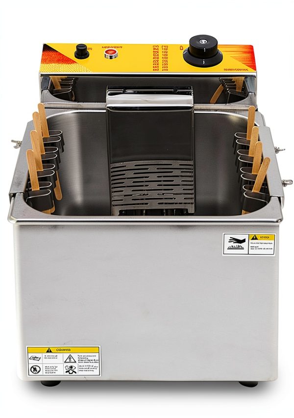 Automatic Corn Dog Fryer WQV 12L Stainless Steel Commercial Deep Fryer-1