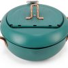 Deep Fryer Pot 304 Steel with Thermometer – Aqur2020 Deep Green-4