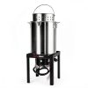 30 QT Turkey Fryer Set OuterMust 50,000 BTU Aluminum Pot with Basket-1