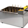 Automatic Corn Dog Fryer WQV 12L Stainless Steel Commercial Deep Fryer-4