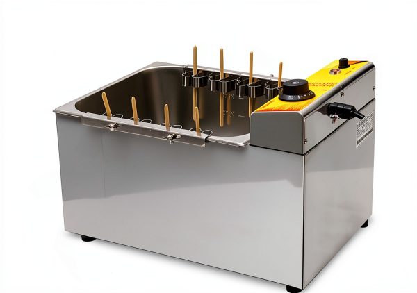 Automatic Corn Dog Fryer WQV 12L Stainless Steel Commercial Deep Fryer-4