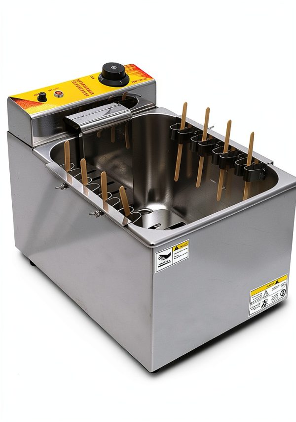 Automatic Corn Dog Fryer WQV 12L Stainless Steel Commercial Deep Fryer-6
