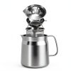 68oz Deep Fryer Pot by Abnaok 304 Stainless Steel Oil Filter Basket-2